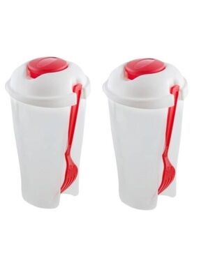 Set of 2 Salad Shaker Cups